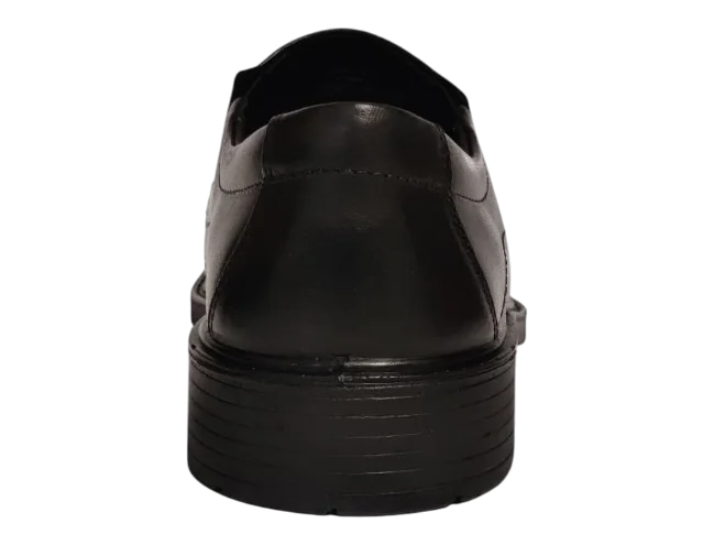 Esse Comfort Men's Leather Wide Width Bicycle Toe Slip-On - Black - view 3